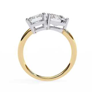 Pear & Princess Two-Stone Toi Et Moi Diamond Ring