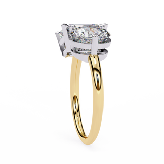 Pear & Princess Two-Stone Toi Et Moi Diamond Ring