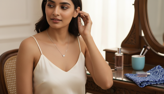 Diamond Solitaire Bezel Pendant Necklace