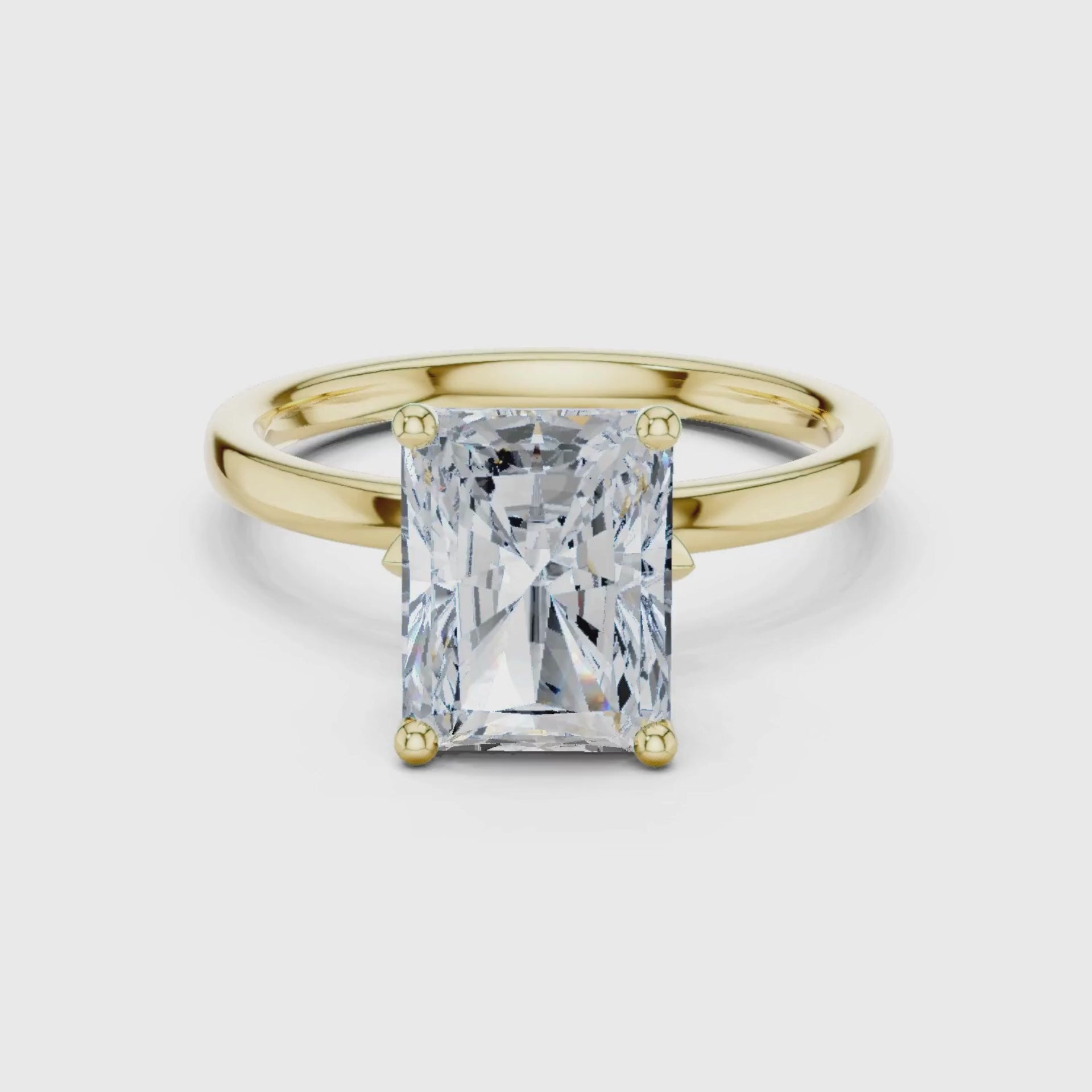 Solitaire Tulip Diamond Ring | 2 Carat Engagement Rings