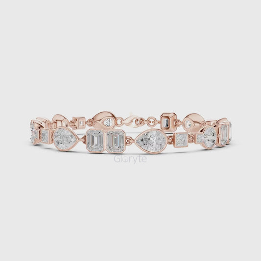 Cluster Diamond Bracelet