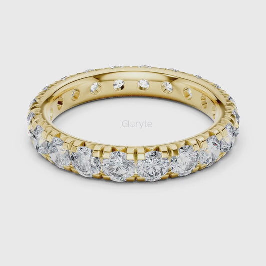 Round Cut Diamond Eternity Band