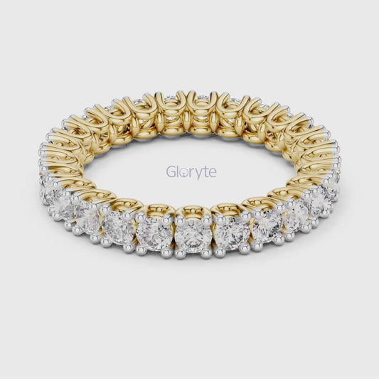 Round Cut Diamond Eternity Band – Classic Full Circle Ring