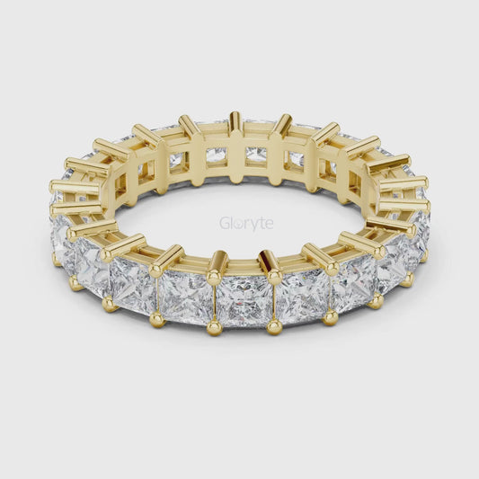 Princess Cut Diamond Eternity Band