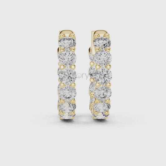 Classic Round Hoop Earrings