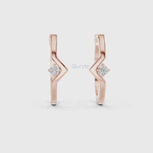Geometric Hoop Earrings