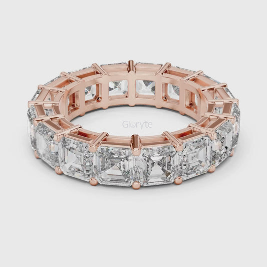 Asscher Cut Diamond Eternity Band