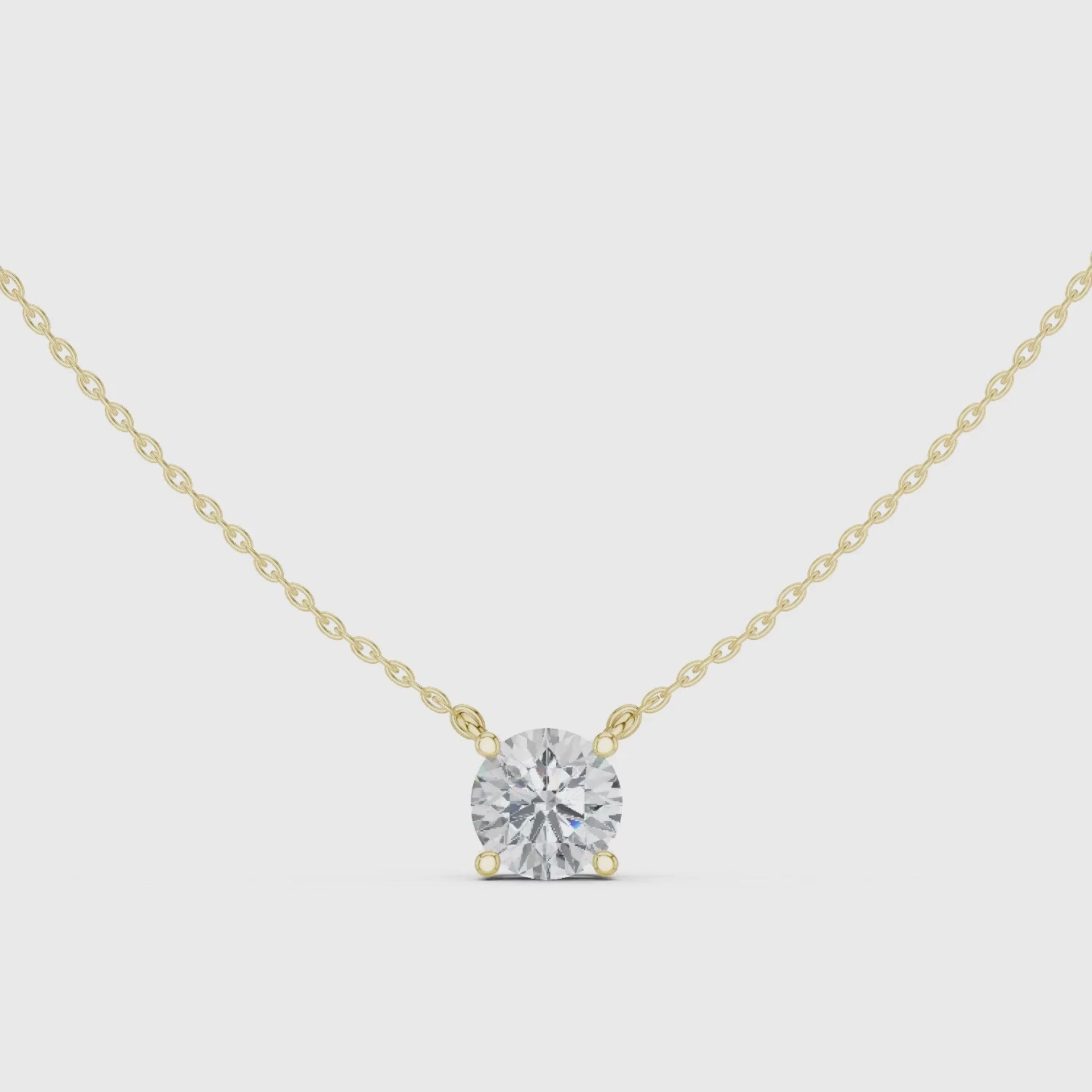 Diamond Solitaire Pendant Necklace – 2.50 Carat