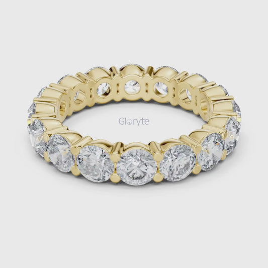 Round Cut Diamond Eternity Band – Full Circle Brilliance
