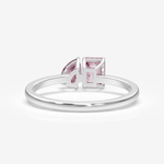 Toi et Moi Fancy Vivid Pink and Fancy Light Pink Cocktail Engagement Ring - Gloryte